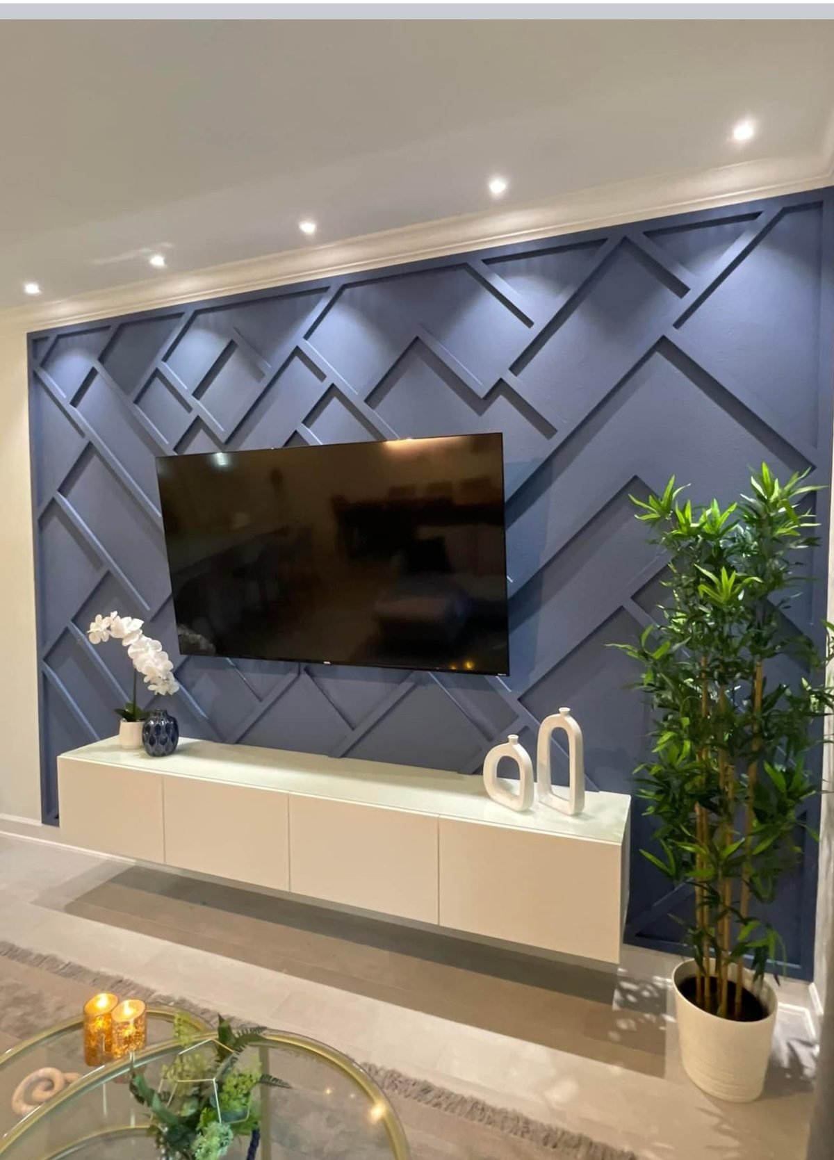 Professional accent wall installation