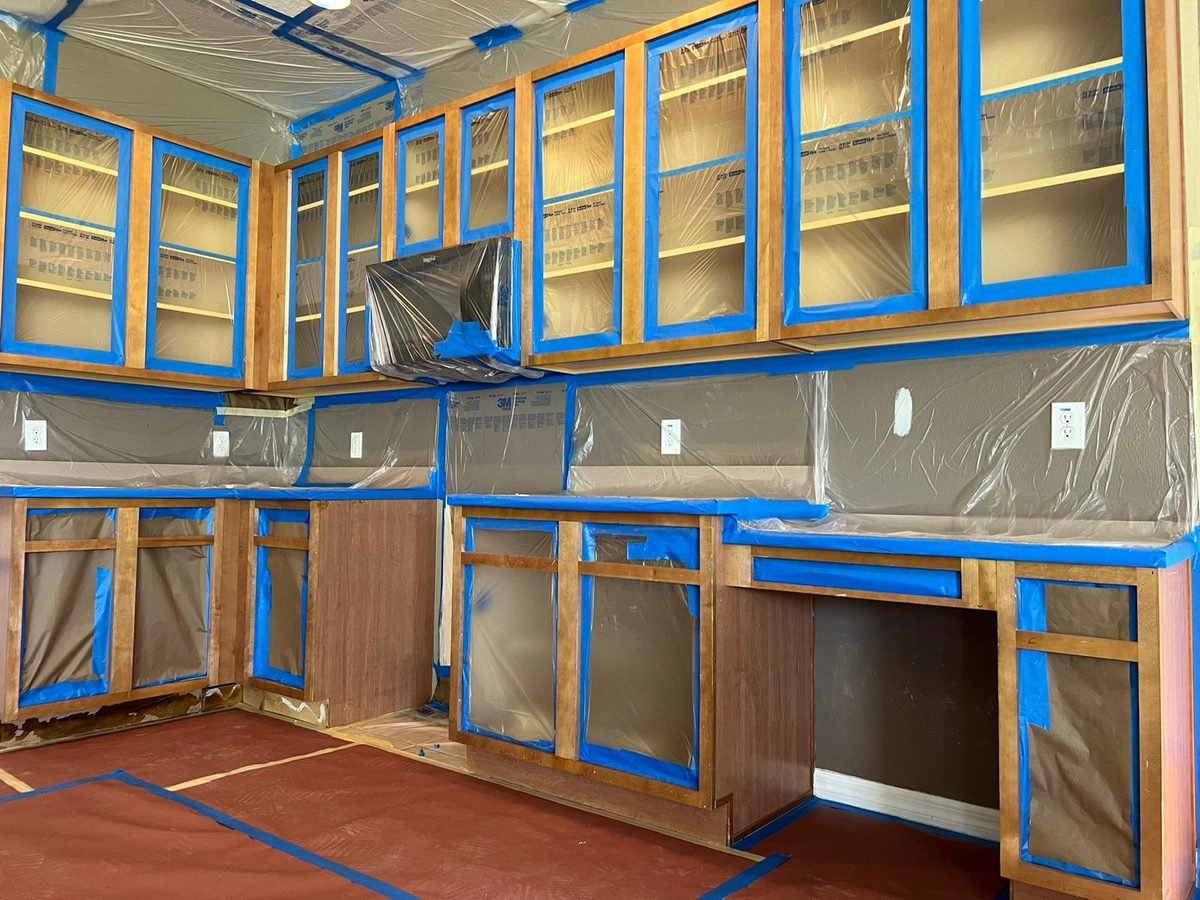 Cabinet refinishing